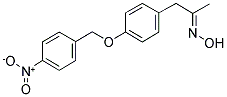 (4-(P-NITROBENZYLOXY)PHENYL)ACETONE OXIME 结构式