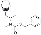 (S)-1-PYRROLIDIN-2-METHYL-2-(N-CBZ-N-METHYL)AMINO-ETHANE 结构式