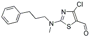 4-CHLORO-2-[(N-METHYL-N'-3-PHENYLPROPYL)AMINO]-5-THIAZOLECARBOXALDEHYDE 结构式
