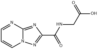 [([1,2,4]三唑并[1,5-A]嘧啶-2-羰基)-胺]-乙酸 结构式
