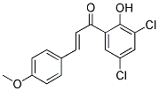 3',5'-DICHLORO-2'-HYDROXY-4-METHOXYCHALCONE 结构式