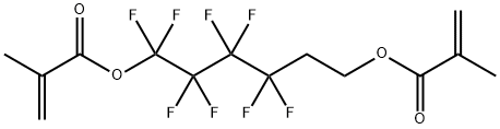 1H,1H,2H,2H-PERFLUORO-1,6-HEXYLDIMETHACRYLATE 结构式