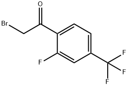 2-溴-2'-氟-4'-(三氟甲基)苯乙酮 结构式