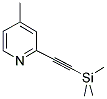 2-[2-(Trimethylsilyl)ethynyl]-4-picoline 结构式