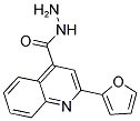 2-FURAN-2-YL-QUINOLINE-4-CARBOXYLIC ACID HYDRAZIDE 结构式