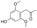 (2,6-DIMETHOXY-4-HYDROXYPHENYL)ACETONE 结构式