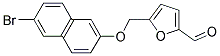 5-(6-Bromo-naphthalen-2-yloxymethyl)-furan-2-carbaldehyde 结构式