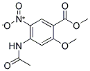 METHYL 4-(ACETYLAMINO)-2-METHOXY-5-NITROBENZOATE 结构式