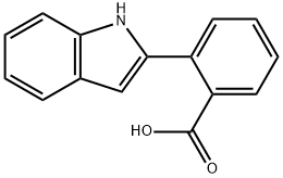 2-(1H-INDOL-2-YL)BENZOIC ACID 结构式