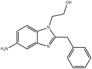 2-(5-AMINO-2-BENZYL-BENZOIMIDAZOL-1-YL)-ETHANOL 结构式
