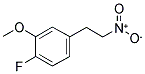 1-(4-FLUORO-3-METHOXYPHENYL)-2-NITROETHANE 结构式