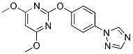 1-[4-[(4,6-DIMETHOXYPYRIMIDIN-2-YL)OXY]PHENYL]-1,2,4-TRIAZOLE 结构式