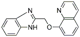 8-(1H-BENZIMIDAZOL-2-YLMETHOXY)QUINOLINE 结构式