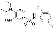 3-AMINO-N-(2,5-DICHLORO-PHENYL)-4-DIETHYLAMINO-BENZENESULFONAMIDE 结构式