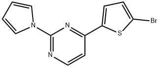 4-(5-BROMO-2-THIENYL)-2-(1H-PYRROL-1-YL)PYRIMIDINE 结构式