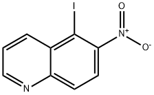 5-碘-6-硝基喹啉 结构式