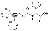 (R)-FMOC-2-AMINO-2-FURANACETIC ACID 结构式