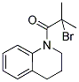 1-(2-BROMO-2-METHYLPROPANOYL)-1,2,3,4-TETRAHYDROQUINOLINE 结构式