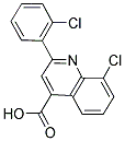 8-氯-2-(2-氯苯基)-喹啉-4-羧酸 结构式