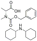 N-ALPHA-CARBOBENZOXY-N-METHYL-DL-ALANINE DICYCROHEXYLANMONIUM SALT 结构式