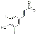 1-(3,5-DIIODO-4-HYDROXYPHENYL)-2-NITROETHENE 结构式