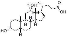 DEOXYCHOLIC ACID, [12-3H(N)] 结构式