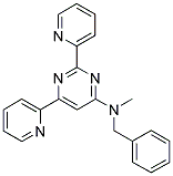 N-BENZYL-N-METHYL-2,6-DIPYRIDIN-2-YLPYRIMIDIN-4-AMINE 结构式