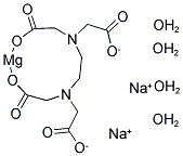 EDTA-2NAMG TETRAHYDRATE 结构式