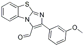 2-(3-METHOXY-PHENYL)-BENZO[D]IMIDAZO[2,1-B]THIAZOLE-3-CARBALDEHYDE 结构式