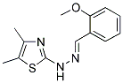 ANISALDEHYDE (4,5-DIMETHYLTHIAZOL-2-YL)-HYDRAZONE 结构式