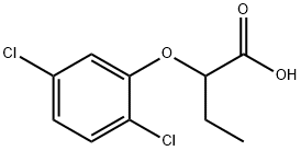 2-(2,5-二氯苯氧基)丁酸 结构式