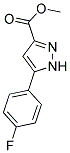 5-(4-FLUORO-PHENYL)-1 H-PYRAZOLE-3-CARBOXYLIC ACID METHYL ESTER 结构式