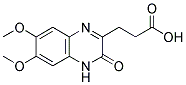 3-(6,7-DIMETHOXY-3-OXO-3,4-DIHYDRO-QUINOXALIN-2-YL)-PROPIONIC ACID 结构式