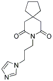 8-[3-(1H-IMIDAZOL-1-YL)PROPYL]-8-AZASPIRO[4.5]DECANE-7,9-DIONE 结构式