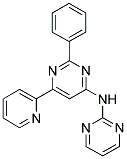 N-(2-PHENYL-6-PYRIDIN-2-YLPYRIMIDIN-4-YL)PYRIMIDIN-2-AMINE 结构式