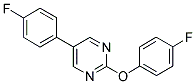 2-(4-FLUOROPHENOXY)-5-(4-FLUOROPHENYL)PYRIMIDINE 结构式