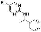 (5-BROMO-PYRIMIDIN-2-YL)-(1-PHENYL-ETHYL)-AMINE 结构式