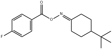 1-[(([4-(TERT-BUTYL)CYCLOHEXYLIDEN]AMINO)OXY)CARBONYL]-4-FLUOROBENZENE 结构式