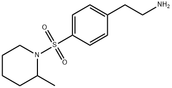 2-(4-((2-甲基哌啶-1-基)磺酰基)苯基)乙烷-1-胺 结构式