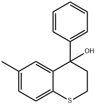 6-Methyl-4-phenyl-4-thiochromanol 结构式