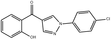 [1-(4-CHLOROPHENYL)-1H-PYRAZOL-4-YL](2-HYDROXYPHENYL)METHANONE 结构式