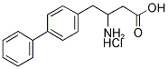 (+/-)-3-AMINO-4-(4-BIPHENYLYL)BUTYRIC ACID HYDROCHLORIDE 结构式