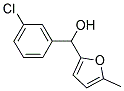 3-CHLOROPHENYL-(5-METHYL-2-FURYL)METHANOL 结构式