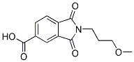 2-(3-METHOXYPROPYL)-1,3-DIOXOISOINDOLINE-5-CARBOXYLIC ACID 结构式