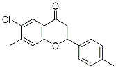 6-CHLORO-4',7-DIMETHYLFLAVONE 结构式