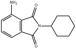 4-AMINO-2-CYCLOHEXYL-ISOINDOLE-1,3-DIONE 结构式