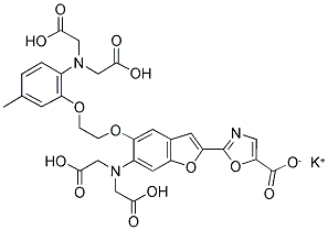 FURA-2(K+ SALT) 结构式