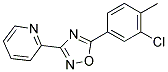 2-[5-(3-CHLORO-4-METHYLPHENYL)-1,2,4-OXADIAZOL-3-YL]PYRIDINE 结构式