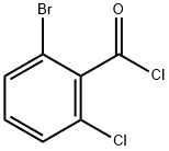 2-BROMO-6-CHLOROBENZOYL CHLORIDE 结构式