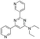 N,N-DIETHYL-2,6-DIPYRIDIN-3-YLPYRIMIDIN-4-AMINE 结构式